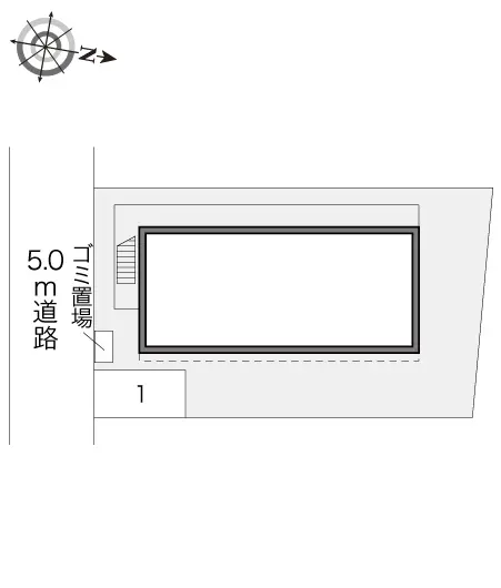 ★手数料０円★東大和市向原 月極駐車場